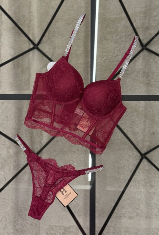 Ensemble 2 pcs H " Aubergine "