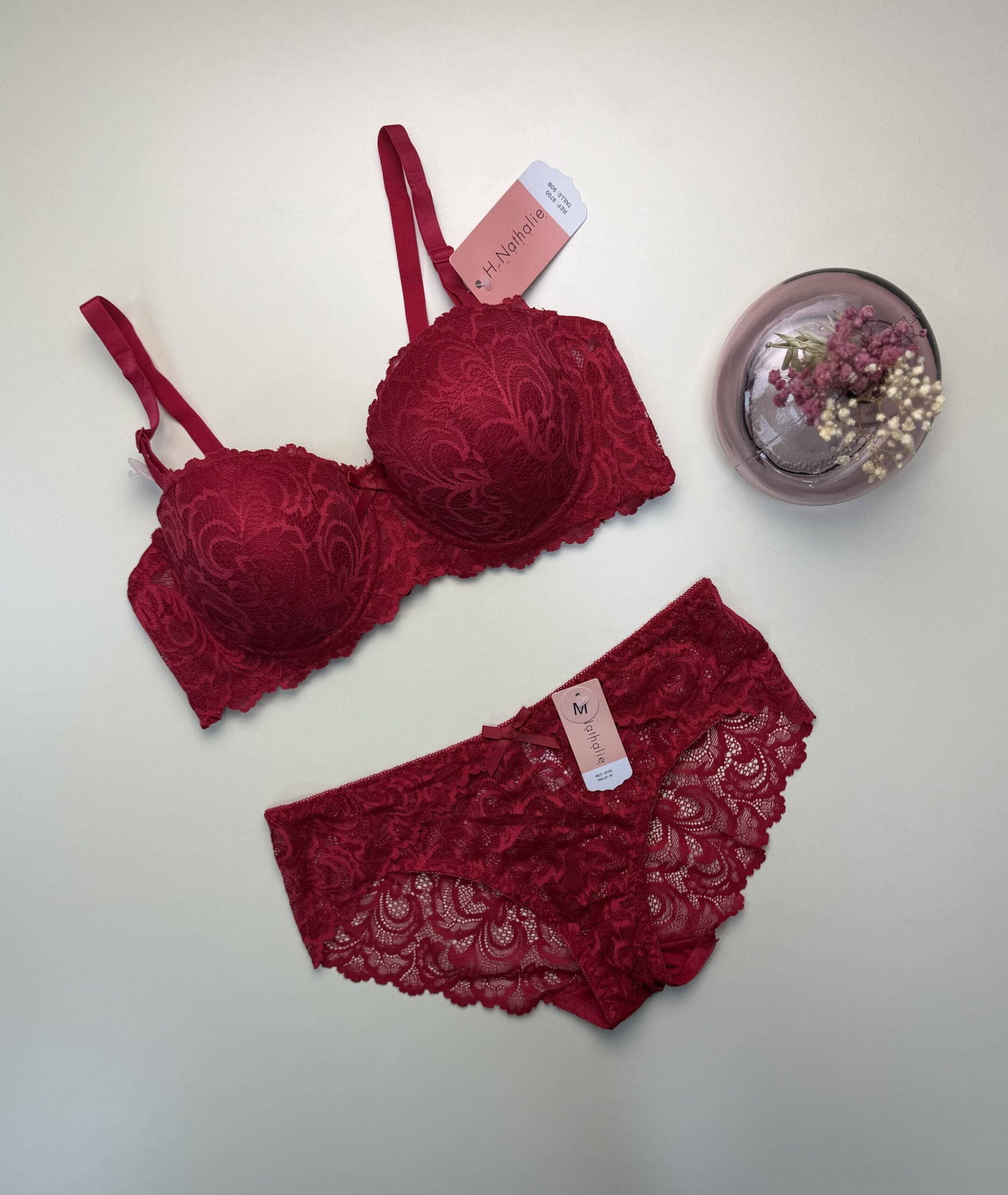 Ensemble 2 pcs h.nathalie - Rouge -