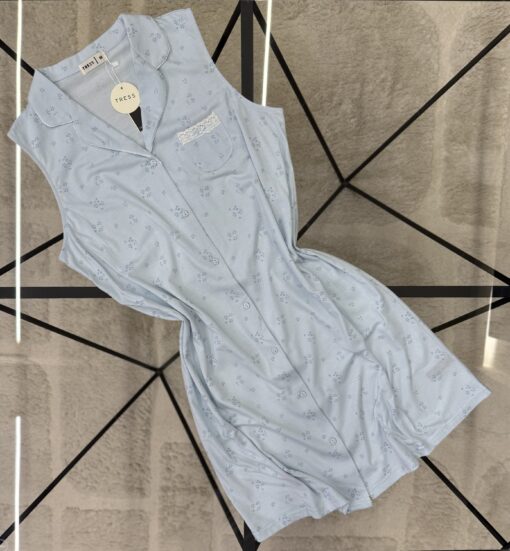 Chemise de nuit " Bleu "