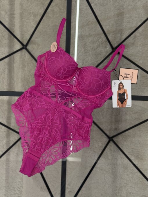 Body en dentelle - H - Rose -