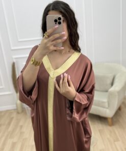 Alternative view of Robe d’hôtesse -Lella- bois de rose