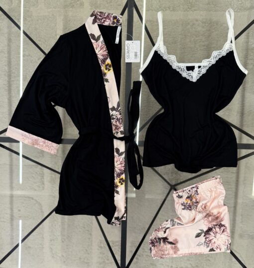 Pyjama 3 pcs " Noir "