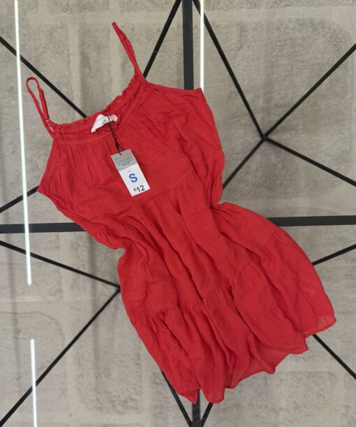 Robe en lin primark " rouge "