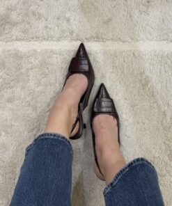 Alternative view of Escarpin "Brown"