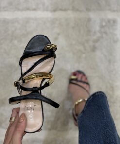 Alternative view of Sandale à talon "Black"