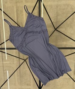 Alternative view of Ensemble Nuisette Peignoir " Bleu "