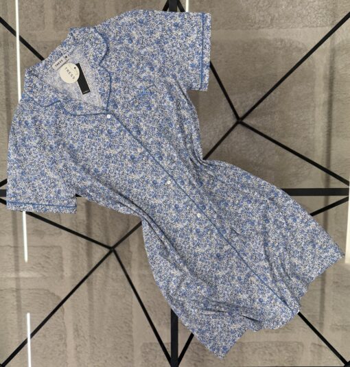 Chemise de nuit " bleu "