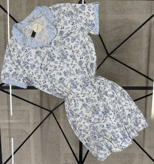 Chemise de nuit " Bleu "
