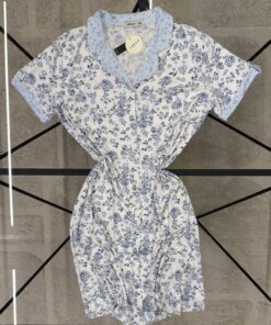 Alternative view of Chemise de nuit " Bleu "