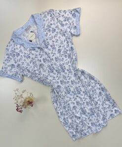 Chemise de nuit " Bleu "