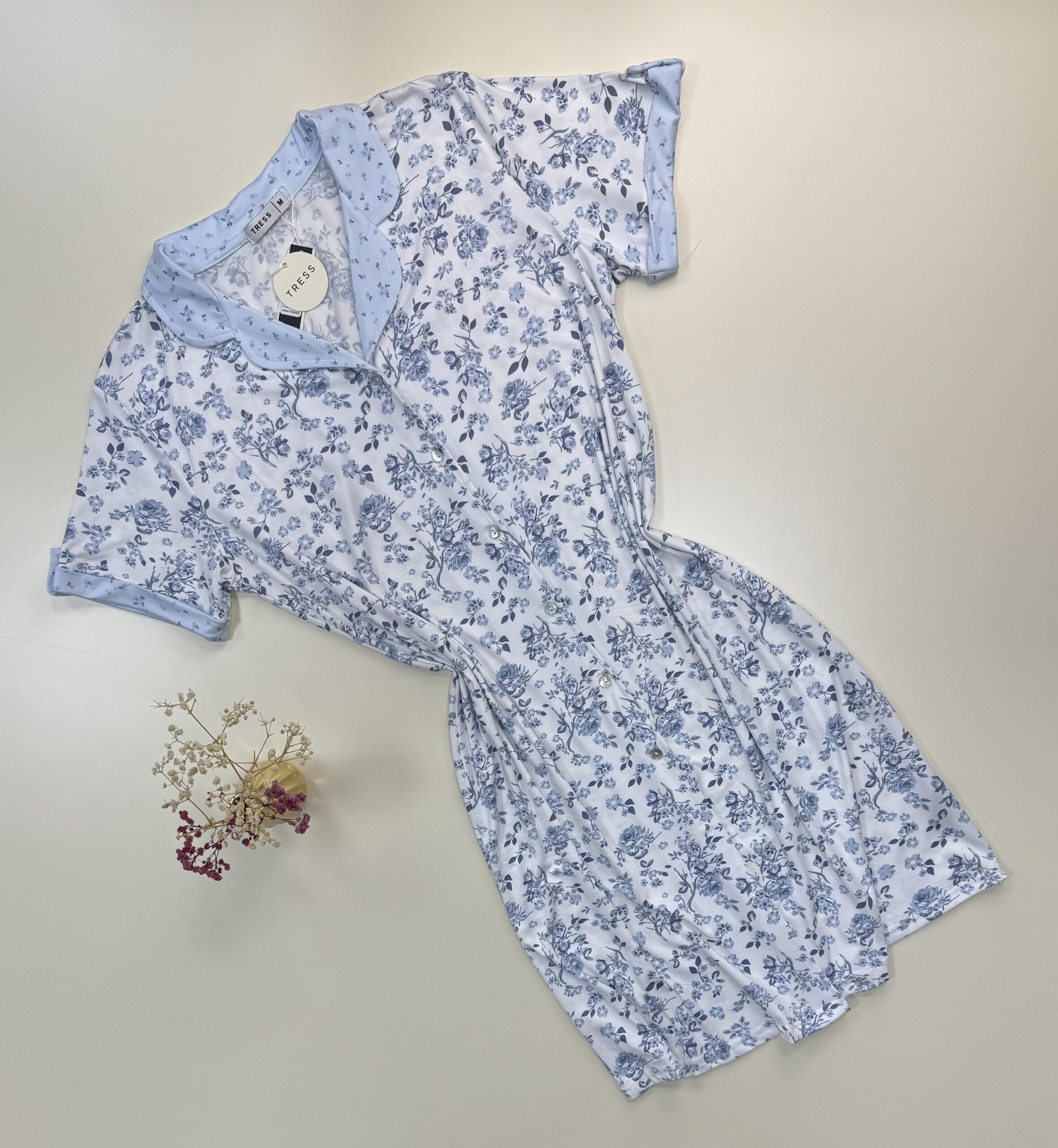 Chemise de nuit " Bleu "