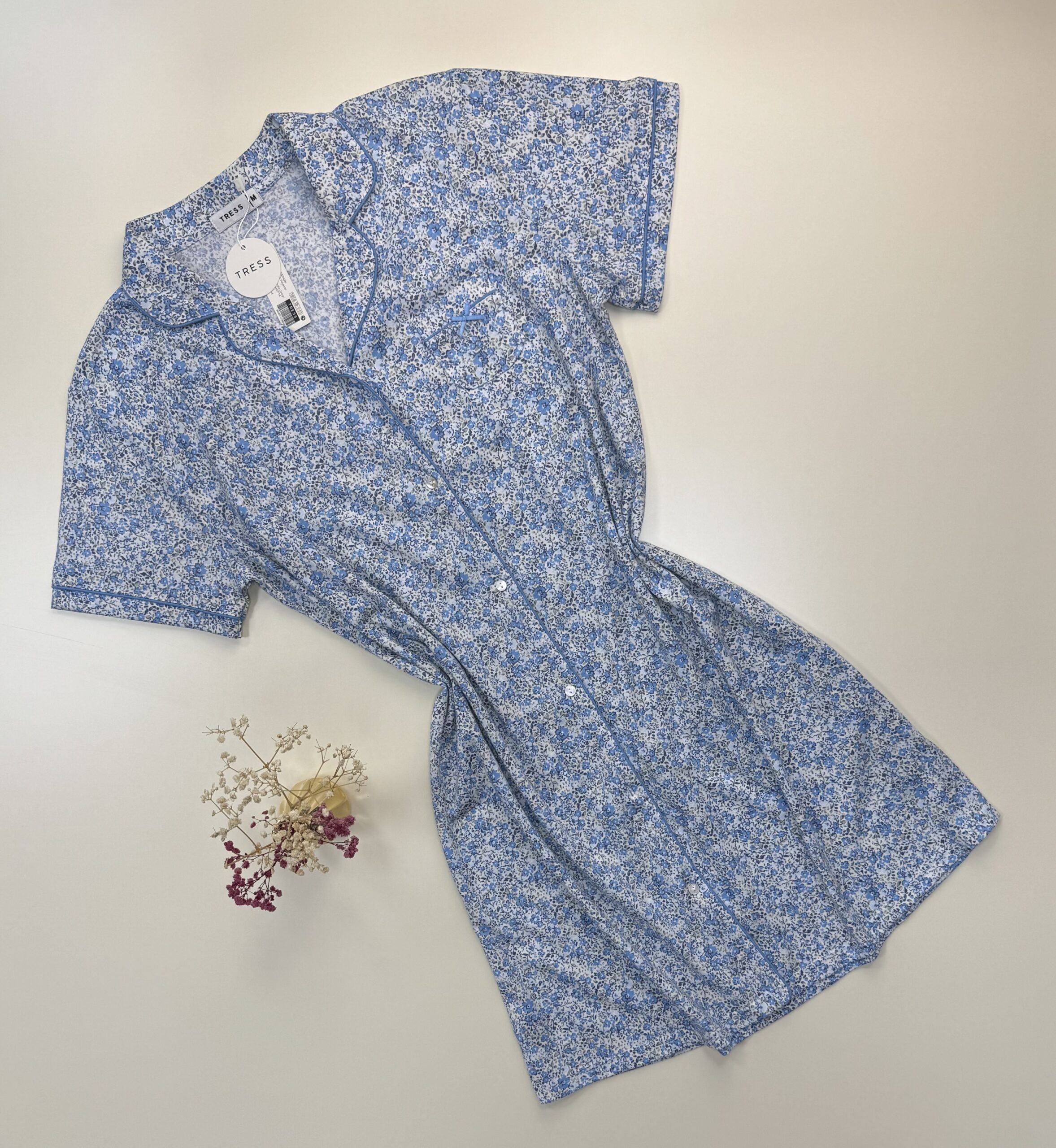 Chemise de nuit " bleu "