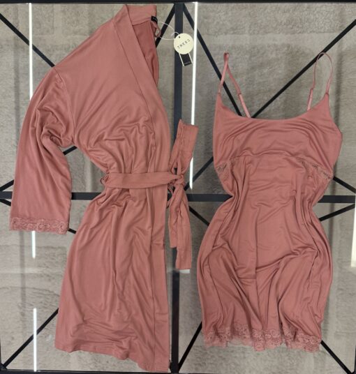 Nuisette peignoir " Rose "