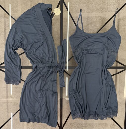 Nuisette peignoir " Bleu "