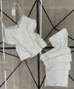 Pyjama bustier - pantalon primark " Petit point "