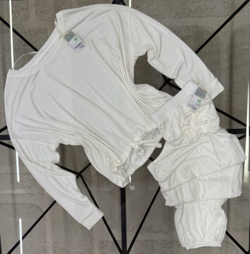 Pyjama primark haut manche longue " blanc "