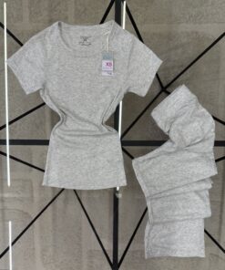 Alternative view of Pyjama haut demi manche pantalon primark " Gris "