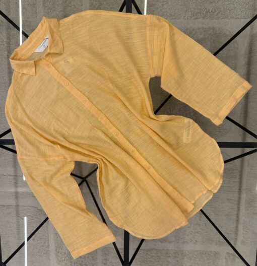 Chemise en lin primark " Orange "