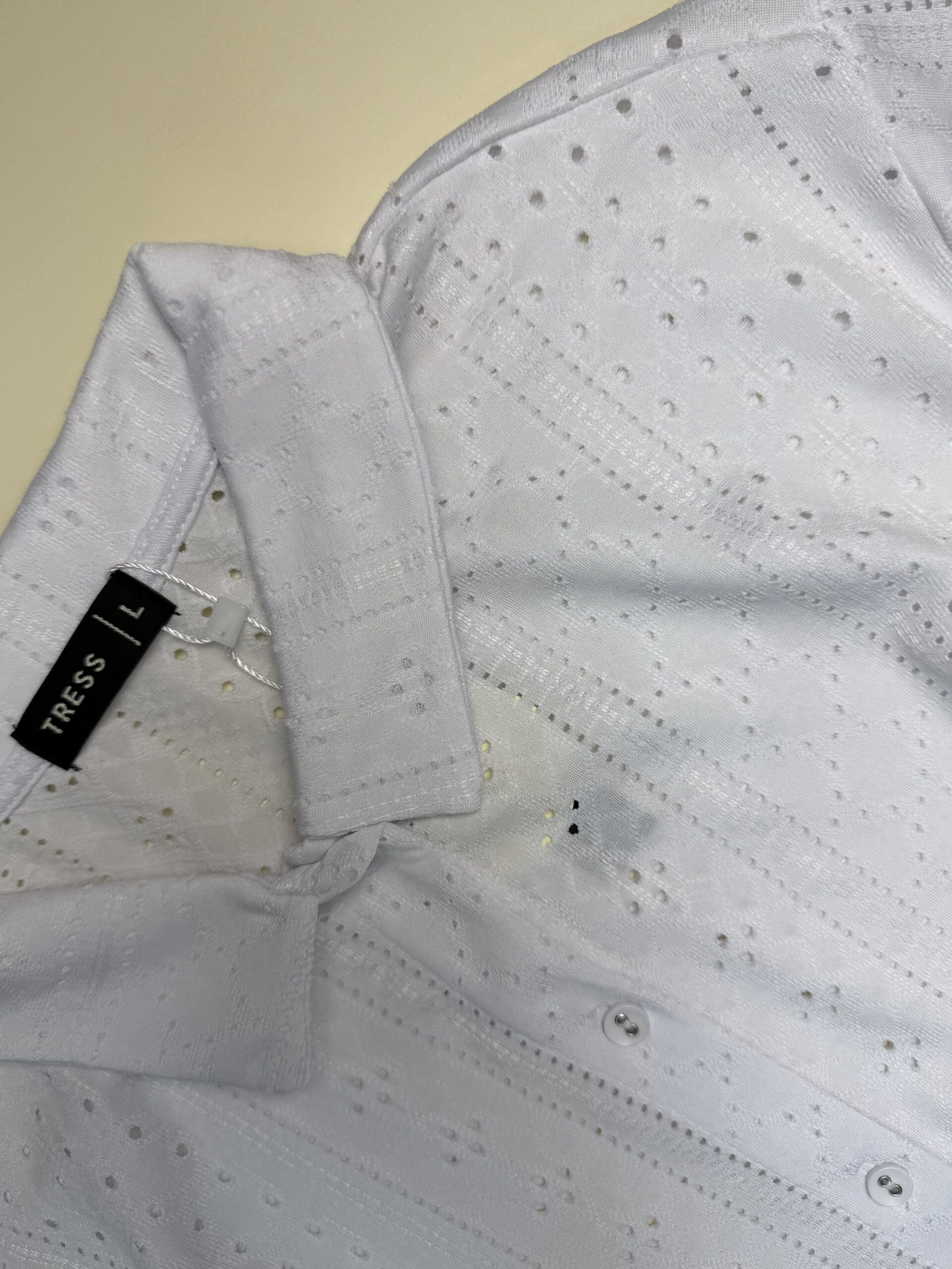 Pyjama short haut demi manche " Blanc " – Image 3