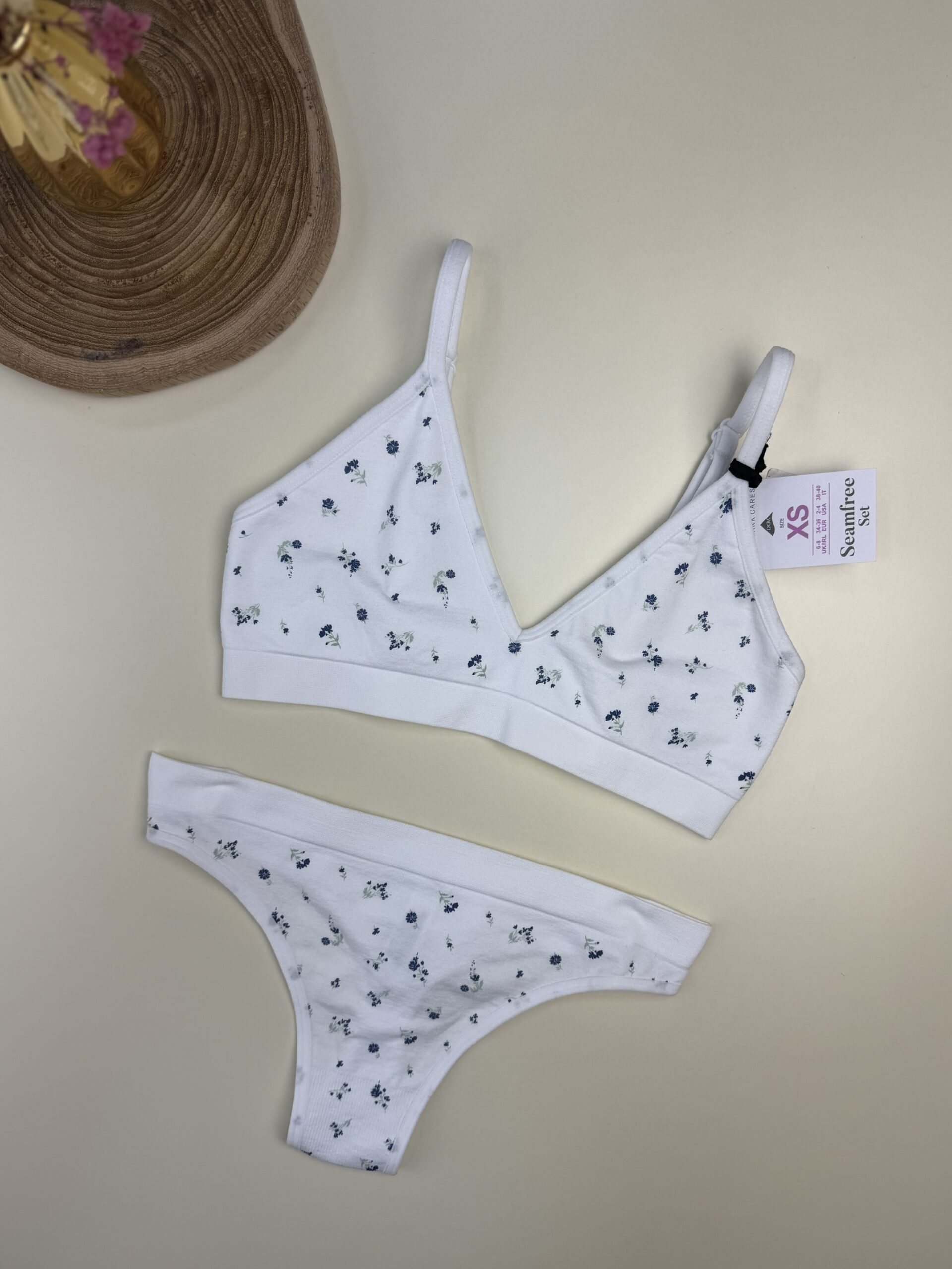 Ensemble 2 pcs primark " blanc petite fleurs " – Image 3