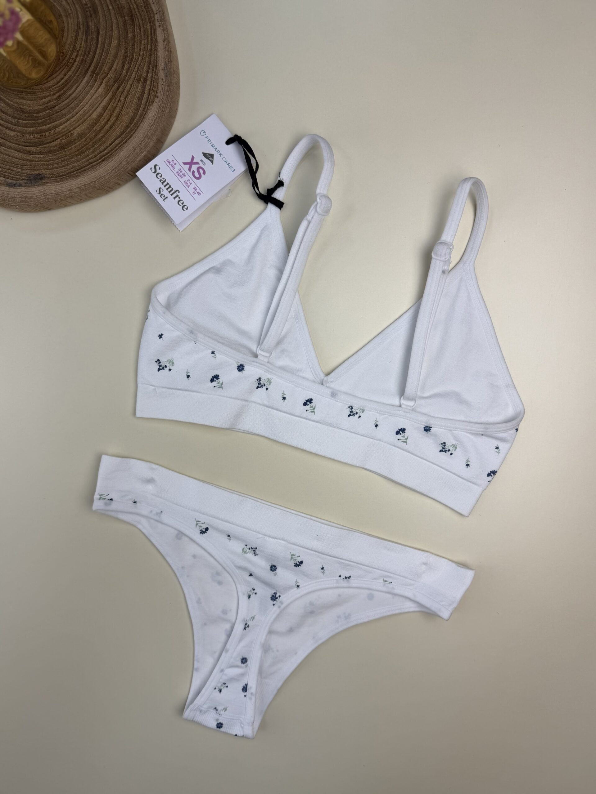 Ensemble 2 pcs primark " blanc petite fleurs " – Image 2