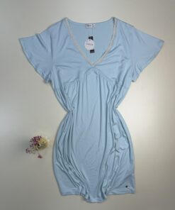 Alternative view of Chemise de nuit " Bleu "
