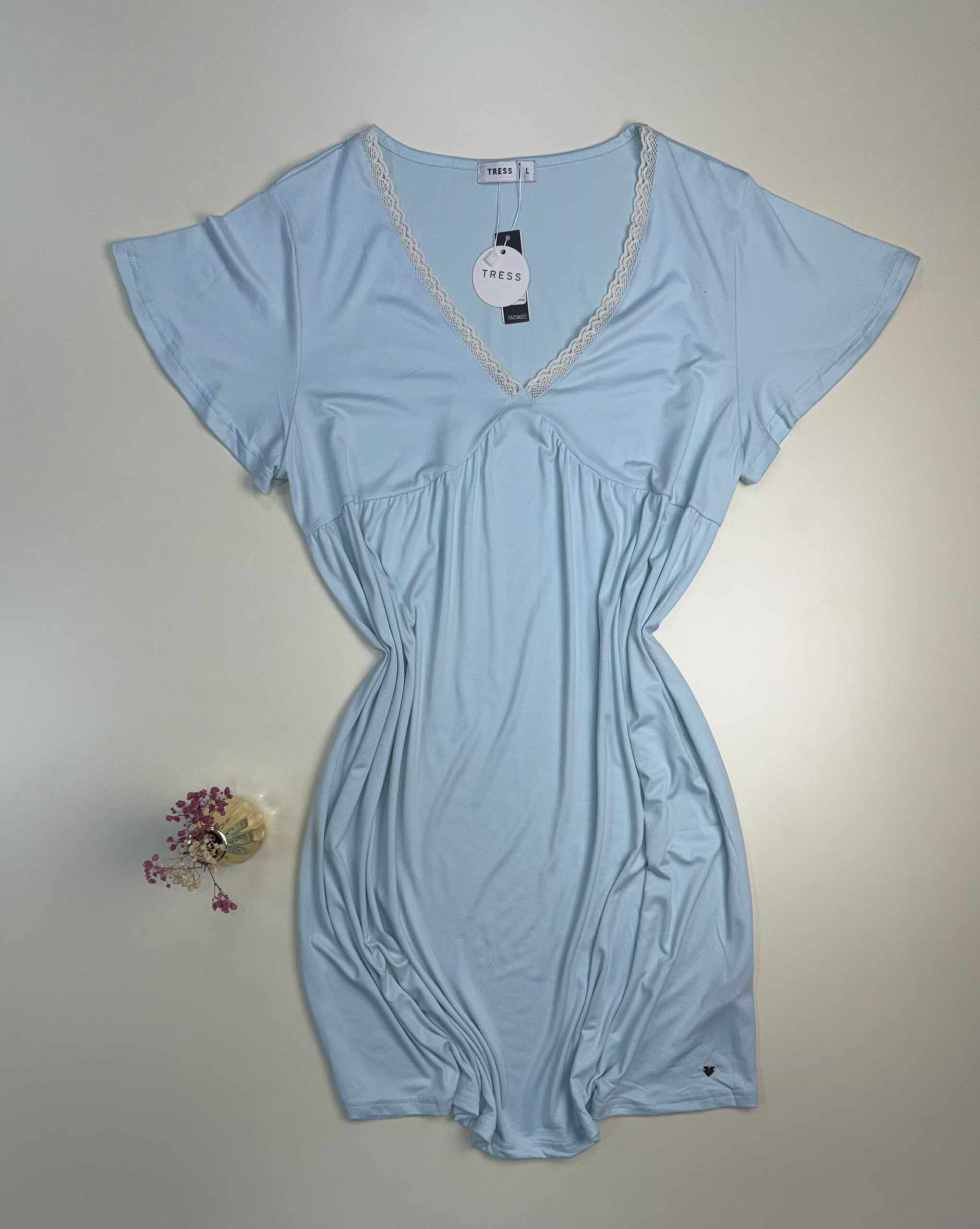 Chemise de nuit " Bleu " – Image 2