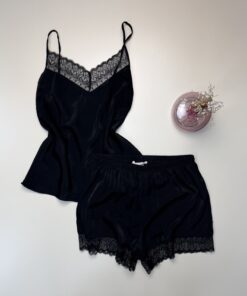 Short bustier H " Noir "