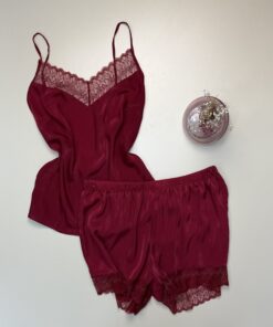 Short bustier H " Bordeaux "
