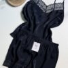 Short bustier H " Noir "