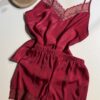 Short bustier H " Bordeaux "
