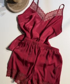 Short bustier H " Bordeaux "