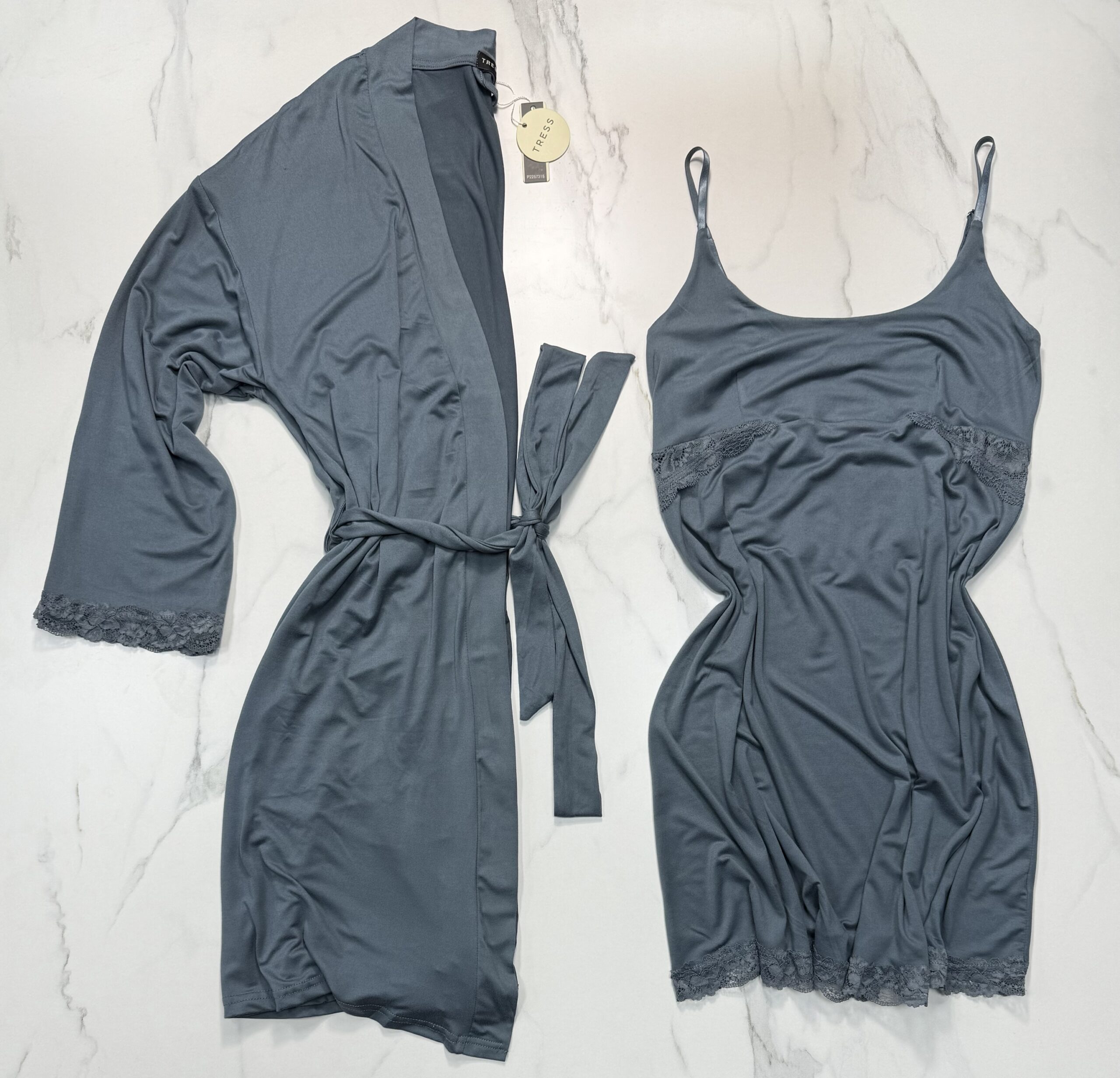 Nuisette peignoir " Bleu "