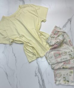 Pyjama haut demi manche pantalon primark " à motifs "