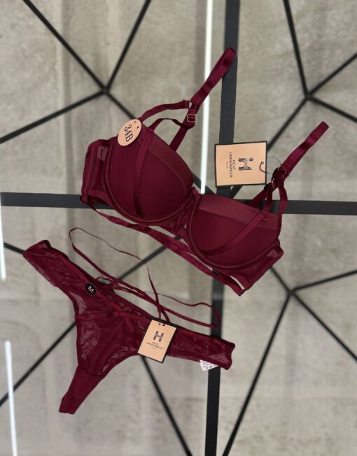 Ensemble 2 pcs H " Bordeaux " Push-Up