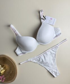 Ensemble 2 pcs primark " blanc love to lounge "