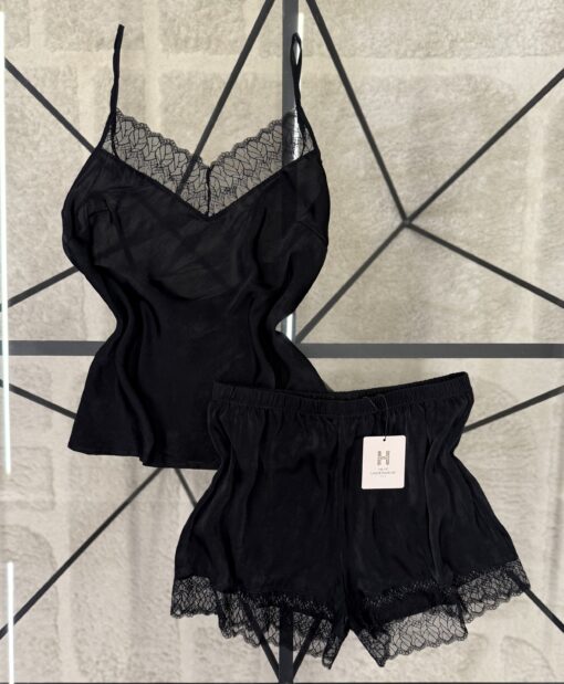 Short bustier H " Noir "
