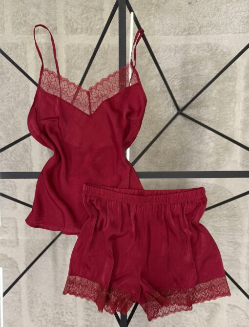 Short bustier H " Bordeaux "