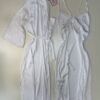 Ensemble nuisette longue peignoir "blanc"