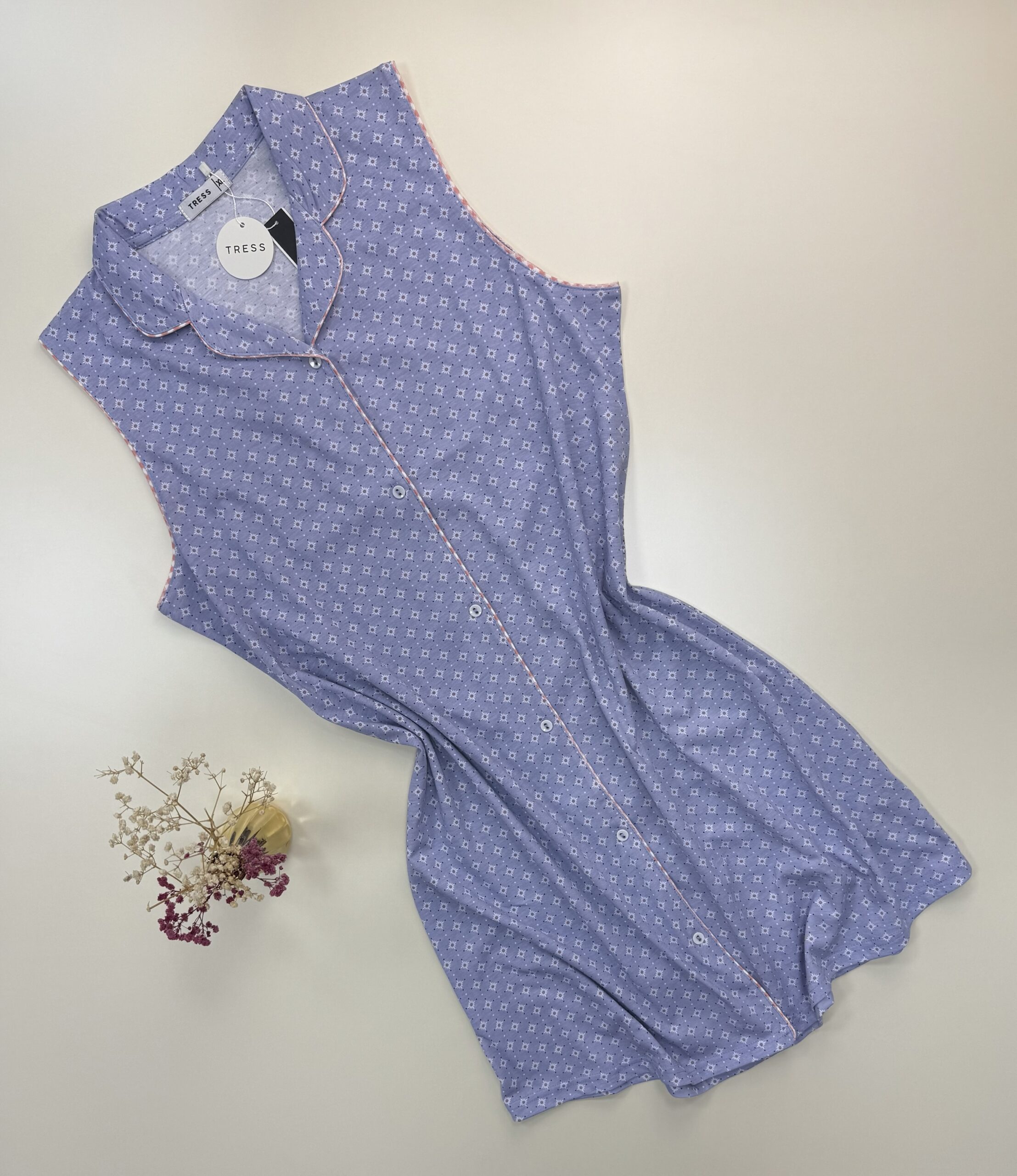 Chemise de nuit " Bleu "