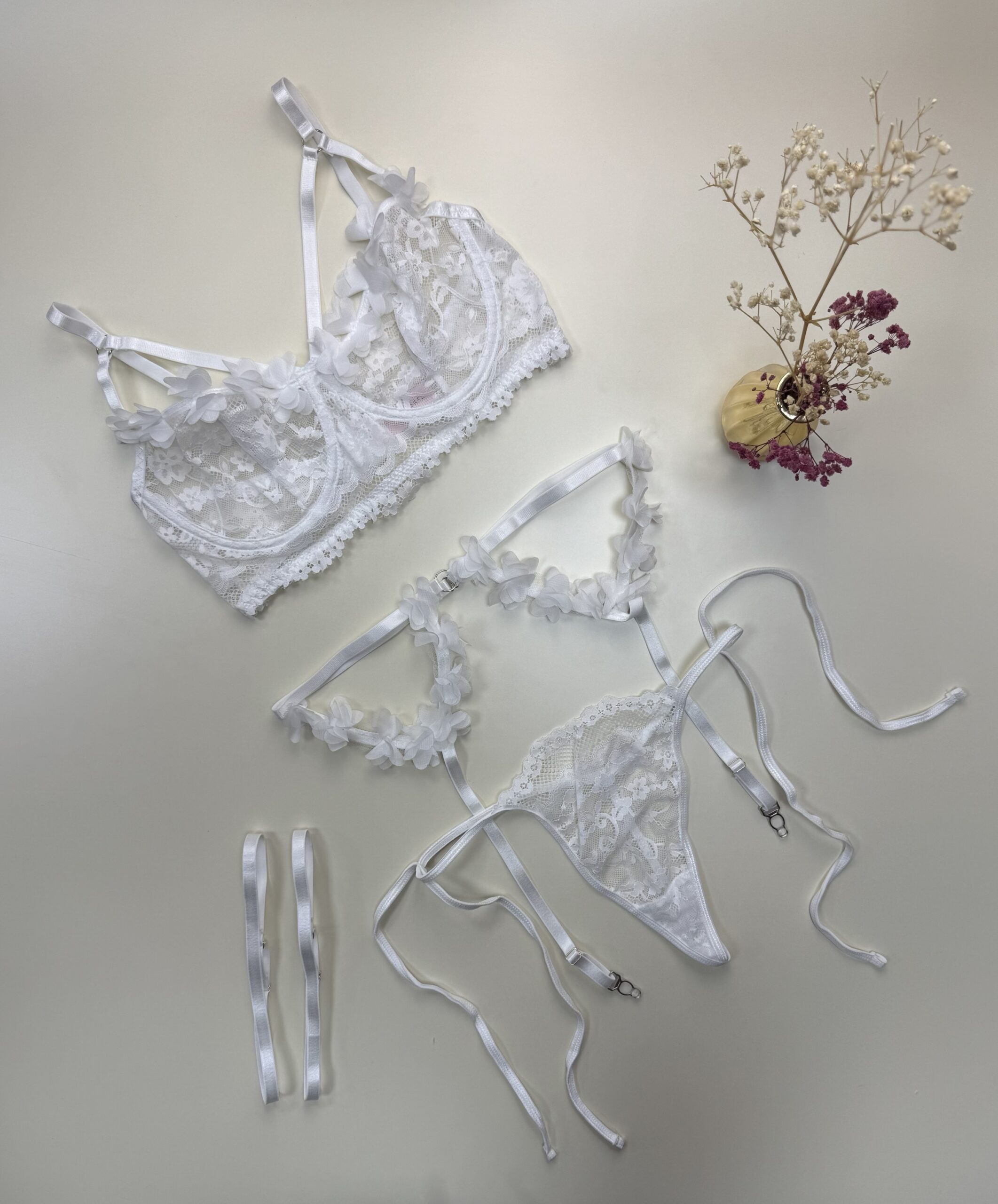 Ensemble 5 pièces  H - blanc -