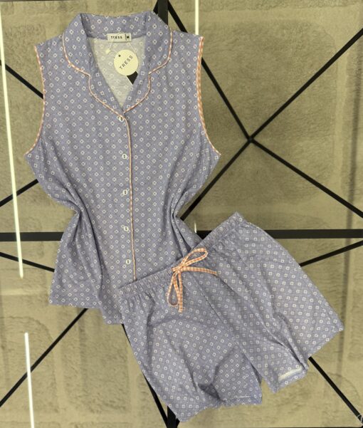 Pyjama Short " Bleu "