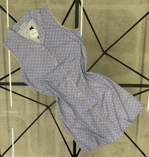 Chemise de nuit " Bleu "