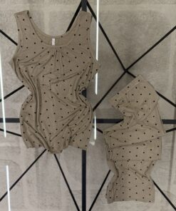 Alternative view of Pyjama Pantalon Bustier " Khakhi "