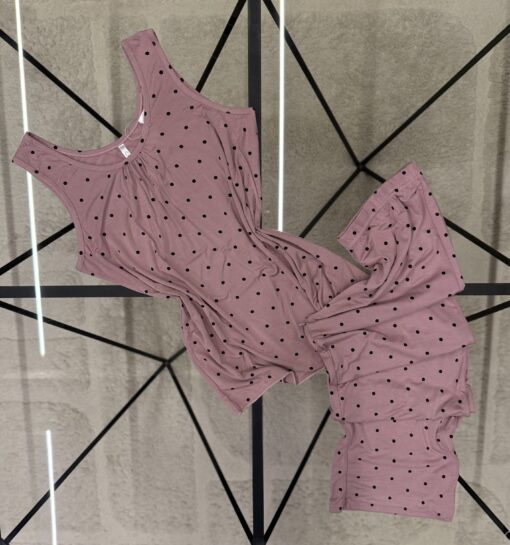 Pyjama Pantalon Bustier " Rose "