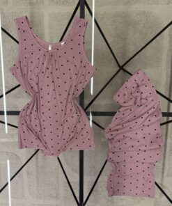 Alternative view of Pyjama Pantalon Bustier " Rose "