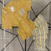 Pyjama pantalon boutonné " Jaune "