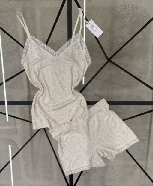 Pyjama short bustier - Primark - " Beige "
