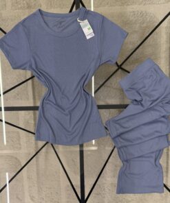 Alternative view of Pyjama haut demi manche pantalon primark " bleu "