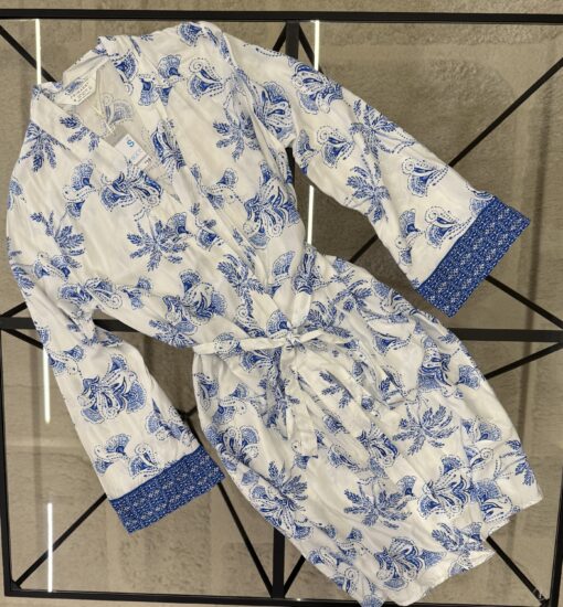 Peignoir  - Primark - motifs bleu
